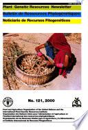 Plant Genetic Resources Newsletter
