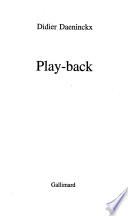 Play-back