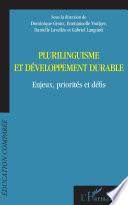 Plurilinguisme et développement durable