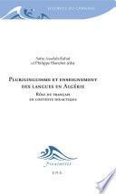 Plurilinguisme et enseignement des langues en Algérie