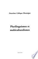 Plurilinguismes et multiculturalismes