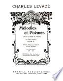 Poème pour la morte : quatre mélodies (for low voice)