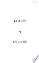 Poèmes de Ida Ganthier