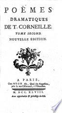 Pöemes Dramatiques De T. Corneille