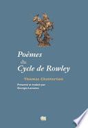 Poèmes du Cycle de Rowley
