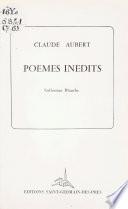Poèmes inédits