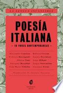 Livre Poesía italiana. La lengua incansable
