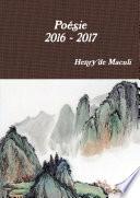 Poésie 2016 - 2017