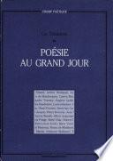 Poésie au grand jour
