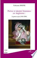 Poésie et identité féminines en Angleterre