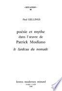 Poésie et mythe dans l'œuvre de Patrick Modiano