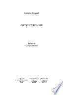 Poésie et réalité