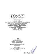 Poésie