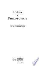 Poésie & philosophie