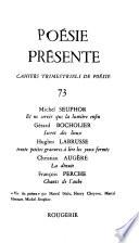 Poésie présente