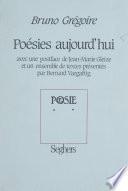 Poésies aujourd'hui