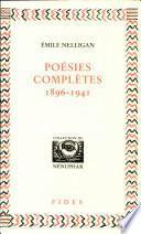 Poésies complètes, 1896-1941