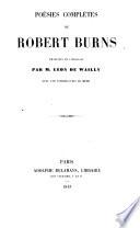 Poésies complètes de Robert Burns