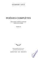 Poésies complètes