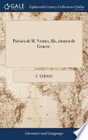 Poésies de M. Vernes, Fils, Citoyen de Geneve.