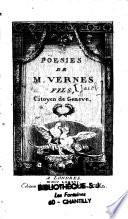 Pöesies de M. Vernes fils, citoyen de Genève
