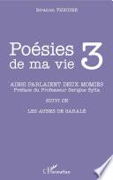 Poésies de ma vie