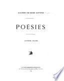 Poésies ...