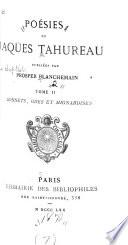 Poésies: Sonnets, odes et mignardises