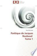 Poétique de Jacques Roubaud