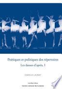 Poétiques et politiques des répertoires