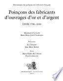 Poinçons des fabricants d'ouvrages d'or et d'argent