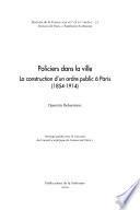Policiers dans la ville