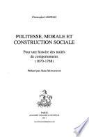 Politesse, morale et construction sociale