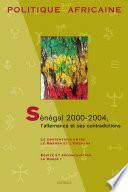POLITIQUE AFRICAINE N-096-Sénégal 2000-2004