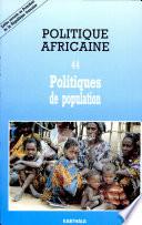 Politique Africaine n°44 : Politiques de population