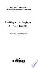 Politique écologique
