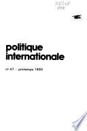 Politique internationale
