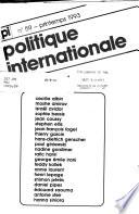 Politique internationale