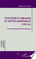 Politique urbaine et développement local