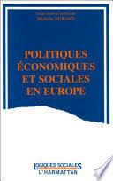 Politiques économiques et sociales en Europe