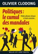Politiques : le cumul des mandales