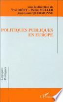 Politiques publiques en Europe