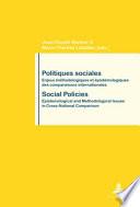 Politiques Sociales / Social Policies