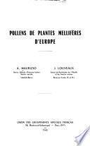 Pollens de plantes mellifères d'Europe