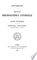 Polybiblion