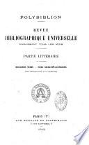 Polybiblion