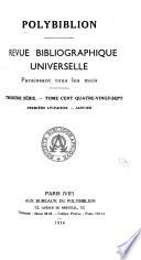 Polybiblion