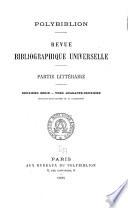 Polybiblion