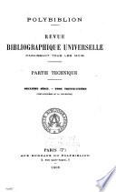 Polybiblion
