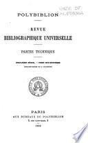 Polybiblion